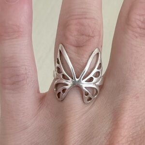 Sterling Silver Butterfly Ring